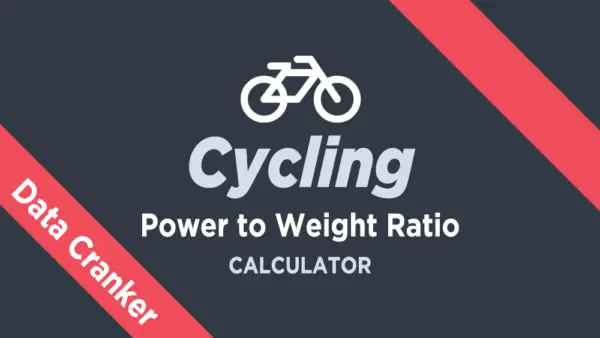 Cycling Power to Weight Ratio Calculator
